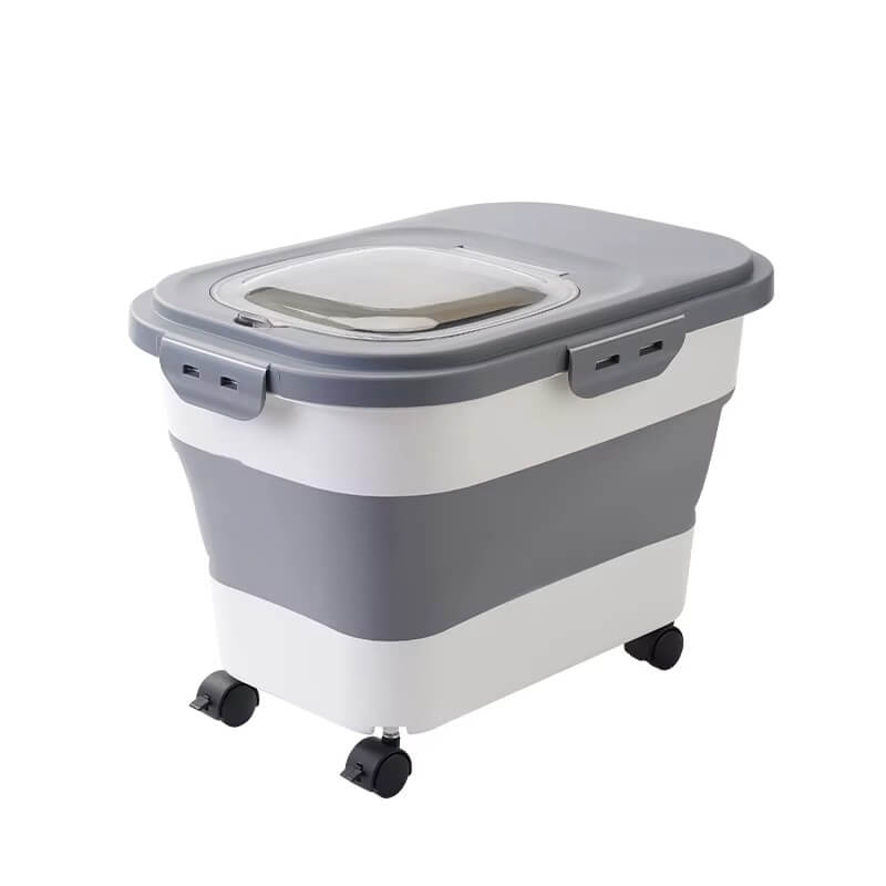 Dog Food Going Stale? Try Our Airtight Collapsible Container