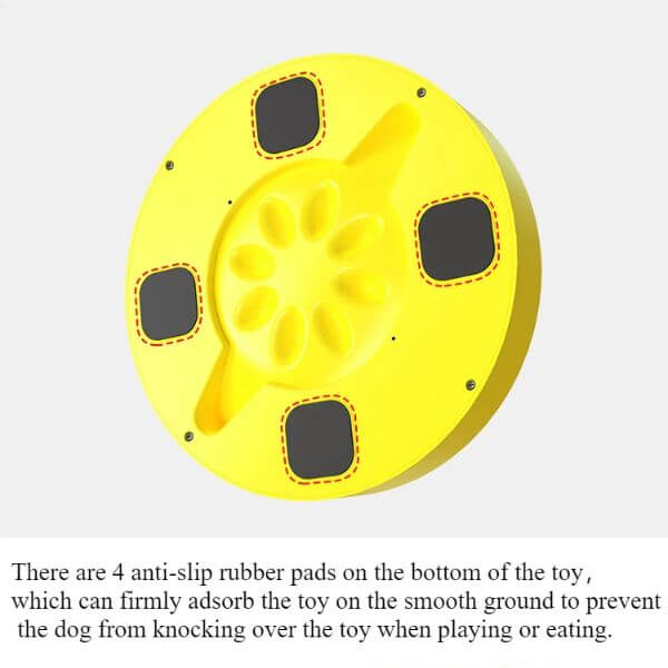 Bottom view showing non-slip base for stability
