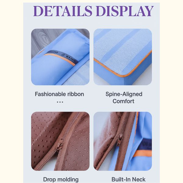 Premium materials and fashionable ribbon on dog cooling bed.