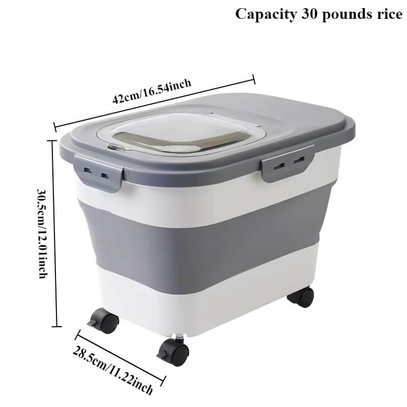 Dog Food Going Stale? Try Our Airtight Collapsible Container