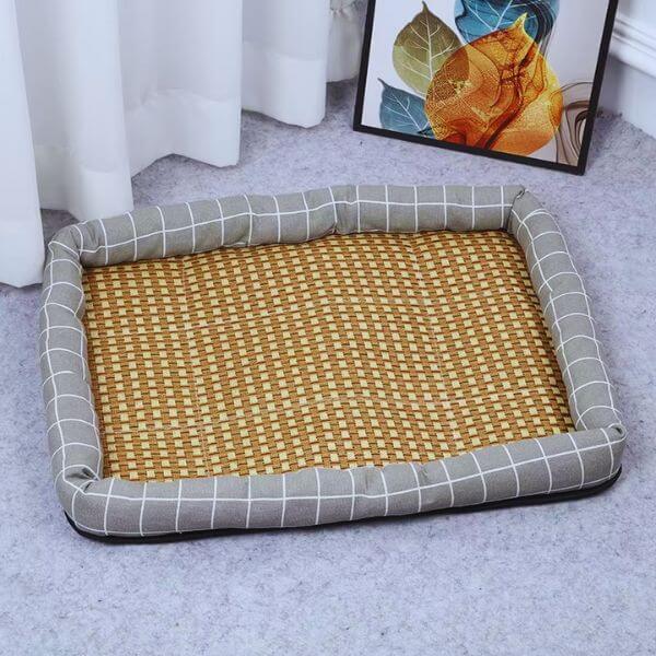 Summer Heat Relief? Try This Rattan Cooling Mat for Dogs|Cats - Pet Store ED