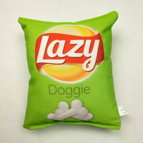 Lazy Doggie interactive dog dental toy, Pet Store ED plush chew toy