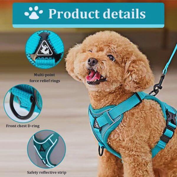 No - Pull Pet Harness with Reflective Strips - Pet Store ED