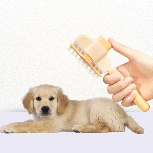 Professional grooming comb for puppies with detangling function