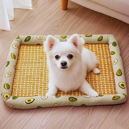 Summer Heat Relief? Try This Rattan Cooling Mat for Dogs|Cats - Pet Store ED