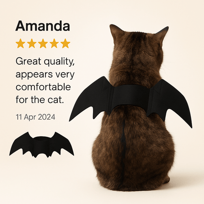 Tired of Pet Costumes That Hurt? Try This Soft Bat Wings! - Pet Store ED