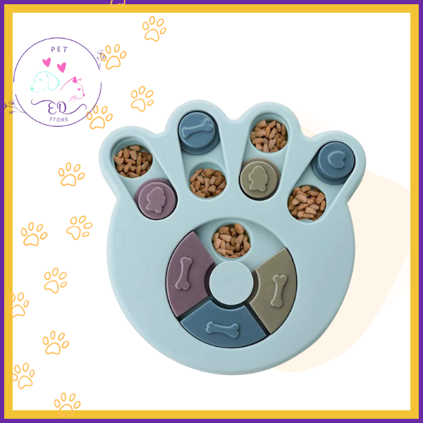 PuzzlePaws: Reduce Your Pet’s Anxiety with Interactive Feeding Blue