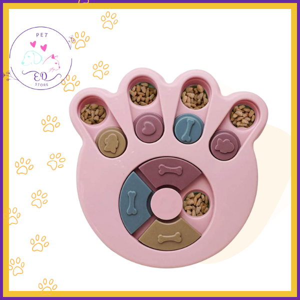 PuzzlePaws: Reduce Your Pet’s Anxiety with Interactive Feeding Pink