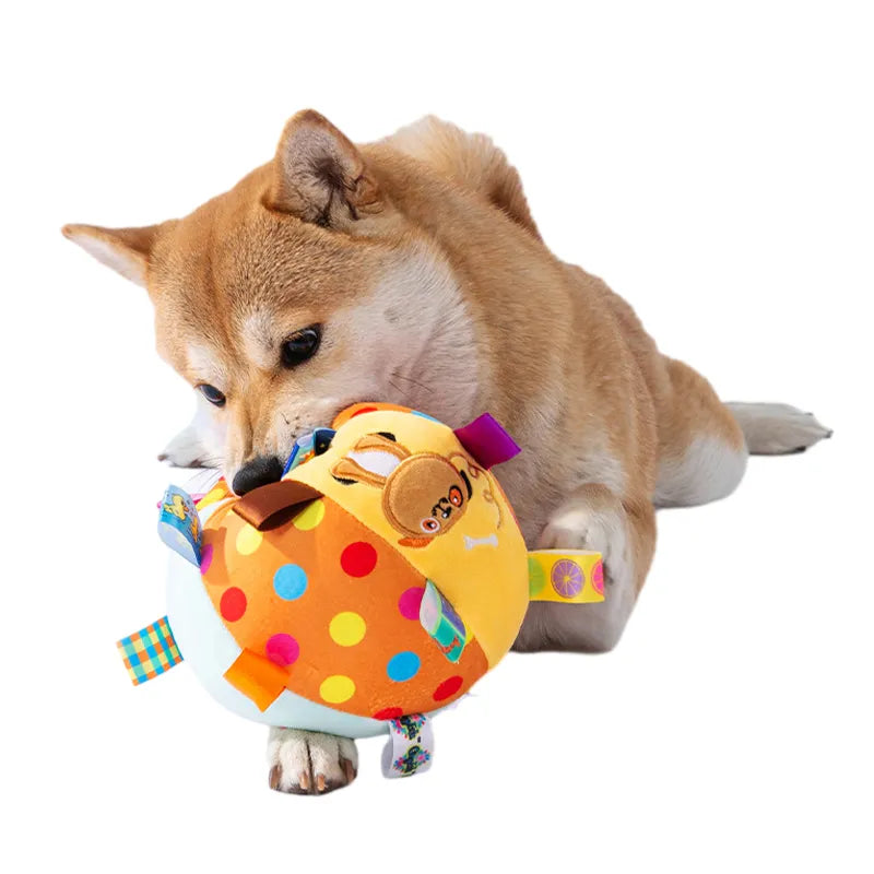 ChimeChew: Plush Interactive Vocal Toy Ball for Dogs and Cats