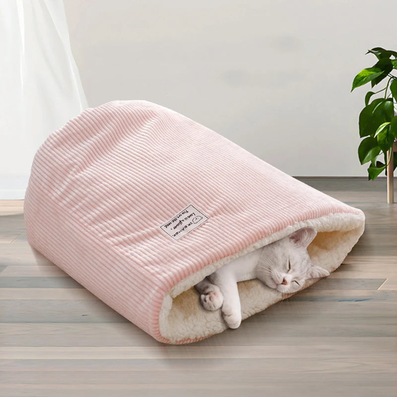 SnuggleSphere: Cat & Puppy Bed Cozy Thicken Sleeping Bag for Ultimate Comfort