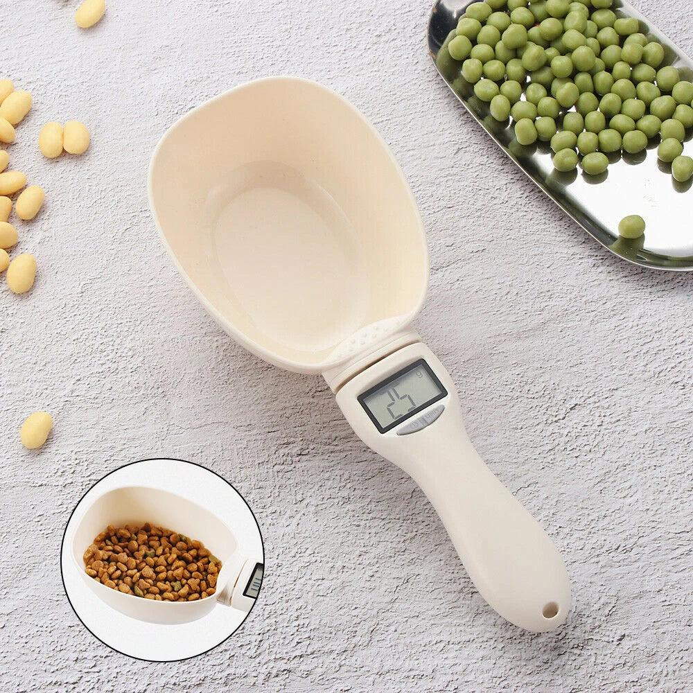 SmartScoop: Digital Pet Food Measuring Cup with LED Display - Precision Nutrition for Your Cat & Dog