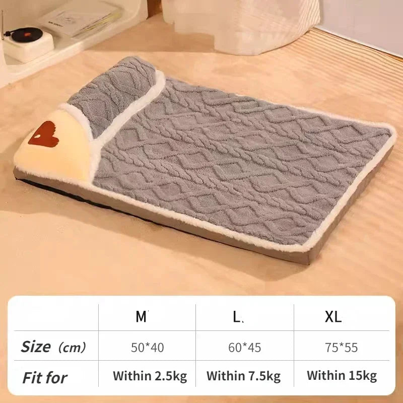 OrthoComfort Nest: Orthopedic Pet Sleeping Cushion for Dogs & Cats Grey-2