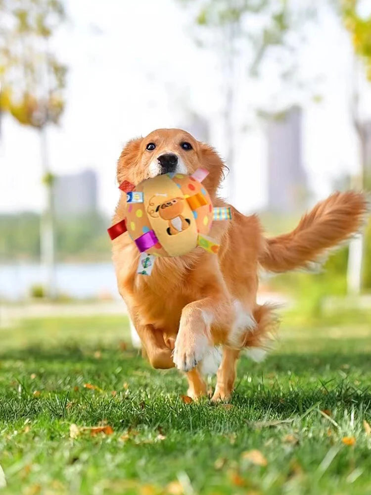 ChimeChew: Plush Interactive Vocal Toy Ball for Dogs and Cats