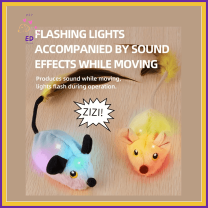 Interactive light and sound SpeelMuis toy for playful cats