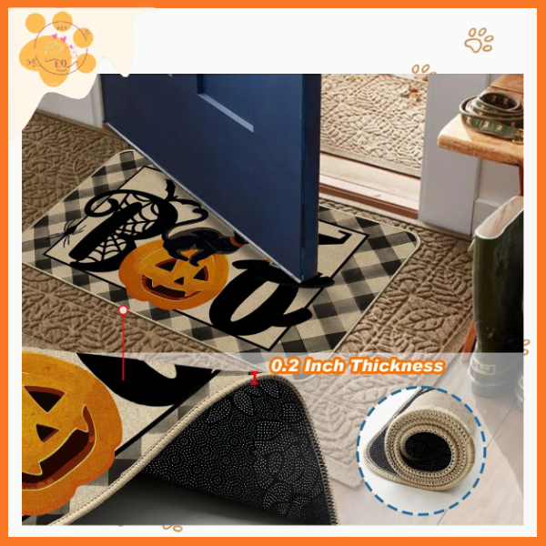 Spooky Step: Halloween Mat for a Festive & Fun Home Entrance