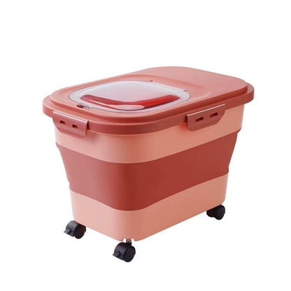 Dog Food Going Stale? Try Our Airtight Collapsible Container