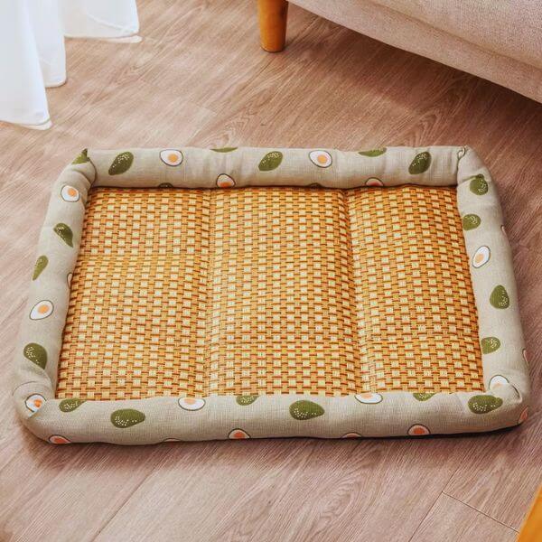 Summer Heat Relief? Try This Rattan Cooling Mat for Dogs|Cats - Pet Store ED