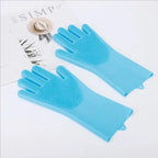 Bath brush for cats reducing shedding and loose fur