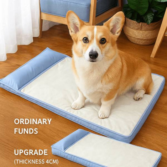 Upgrade your dog’s comfort with ChillNest thick cooling bed.