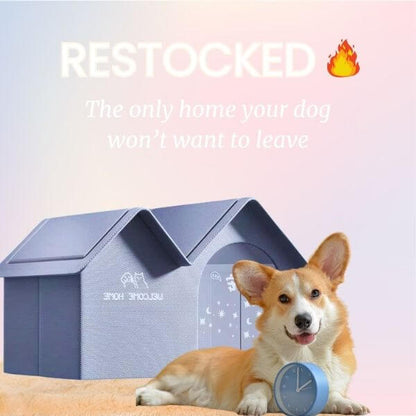 Restocked ClimaNest house for dogs who hate the heat.