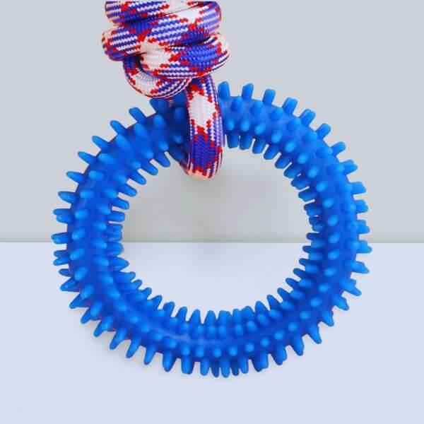 Boredom relief and dental care from the safe chew toy for dogs.