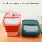 Dog Food Going Stale? Try Our Airtight Collapsible Container - Pet Store ED