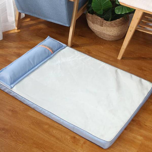 Soft breathable pet mat with elegant home décor background