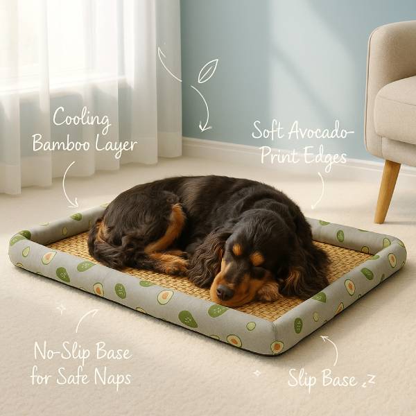 Summer Heat Relief? Try This Rattan Cooling Mat for Dogs|Cats - Pet Store ED