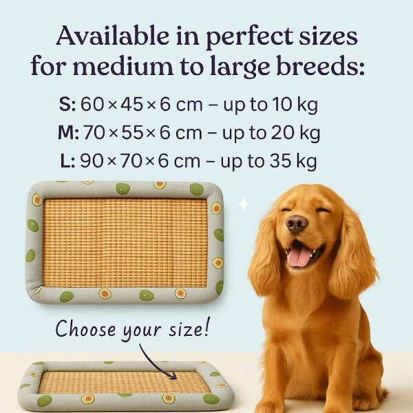 Summer Heat Relief? Try This Rattan Cooling Mat for Dogs|Cats - Pet Store ED
