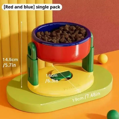 Neck Pain at Mealtime? Elevabowl™ Anti Gulping Pet Feeder Works - Pet Store ED