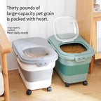 Dog Food Going Stale? Try Our Airtight Collapsible Container - Pet Store ED
