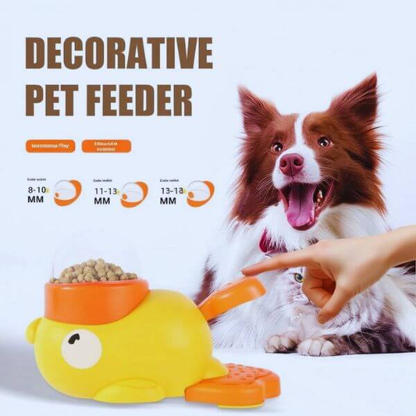 Fun pet feeder for dogs, perfect for mental stimulation and slow eating.