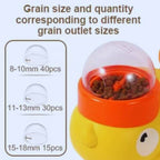 Pet Store ED interactive food dispenser for different kibble sizes.