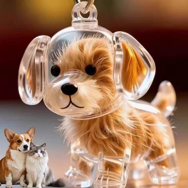 Keep Your Pet Close Forever with Our Pet Hair Keepsake Keychain - Pet Store ED