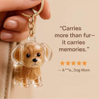 Keep Your Pet Close Forever with Our Pet Hair Keepsake Keychain - Pet Store ED