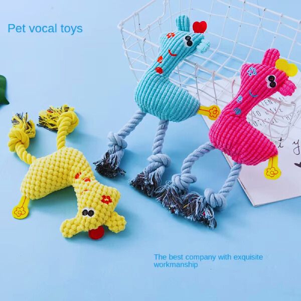 Bored Dog? Try This Soft Plush Toy with Built-in Squeak - Pet Store ED
