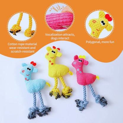 Plush dog toy benefits – interactive sound, safe design for play