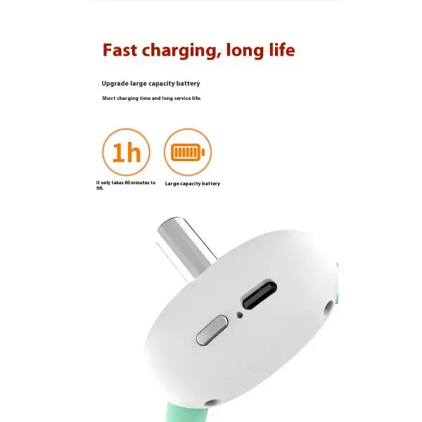 Smart collar for cats with easy USB port and efficient battery design