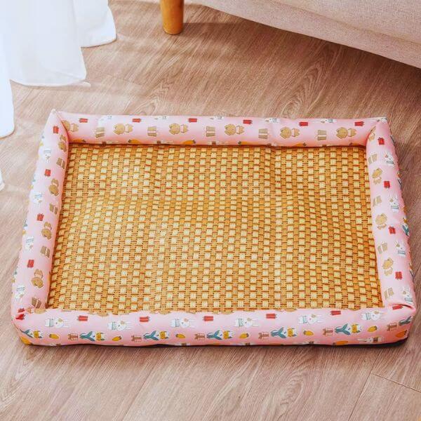 Summer Heat Relief? Try This Rattan Cooling Mat for Dogs|Cats - Pet Store ED