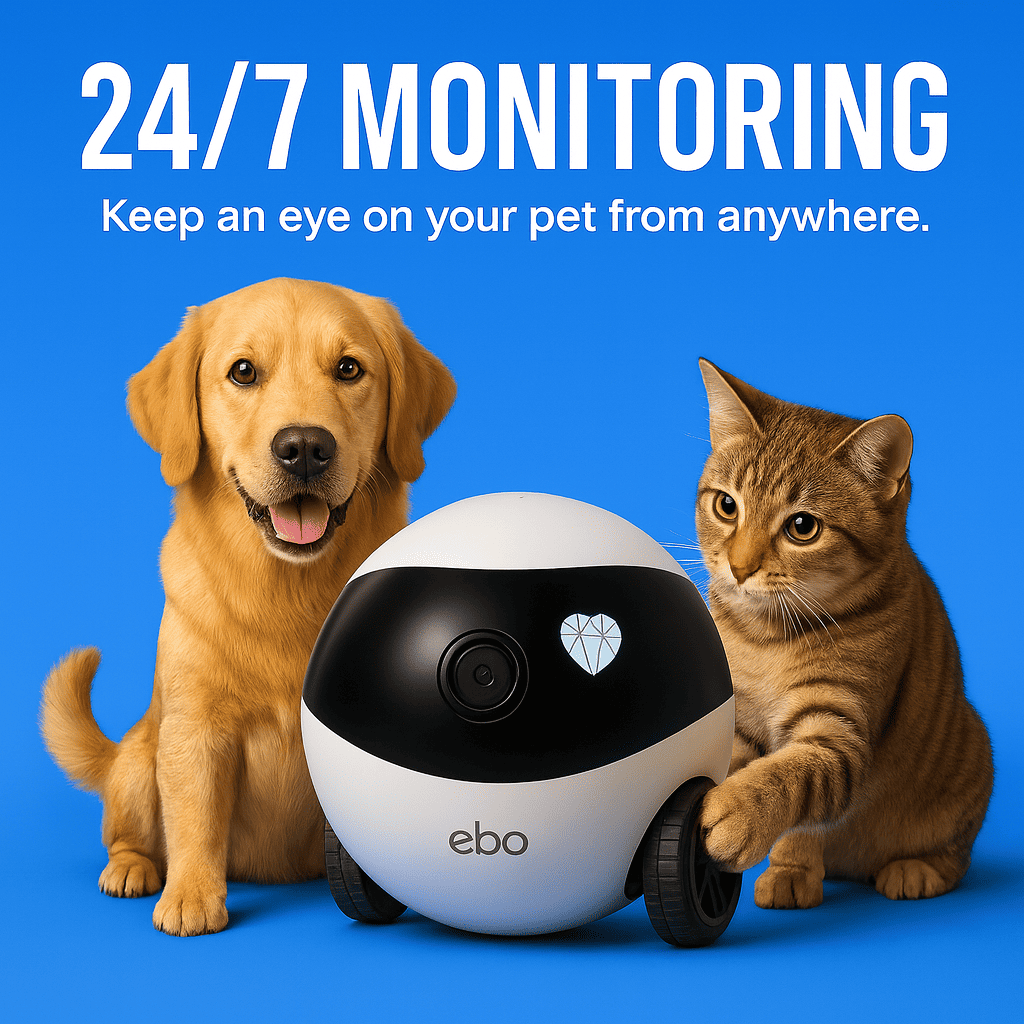 Stop Pet Anxiety: The Smart Camera Robot That Protects & Connects - Pet Store ED
