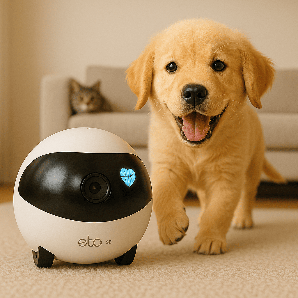 Stop Pet Anxiety: The Smart Camera Robot That Protects & Connects - Pet Store ED