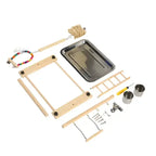  parrot enrichment toy kit with safe components and colorful pieces