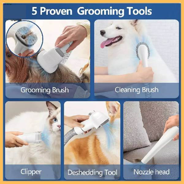 Cute and quiet dog grooming tools for large dogs.