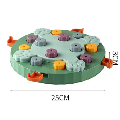 Interactive food toy for pet IQ development and portion control