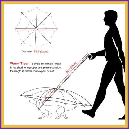 Guide to RainRuff umbrella size for small dogs