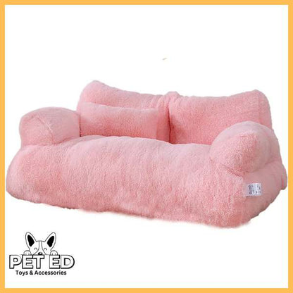 Soft washable pet bed for cats and small dogs