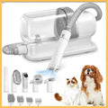Silent dog clipper grooming tools set with attachments, cat and dog, white background