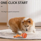 Pet engaging with smart toy providing mental stimulation through interactive dog toys design