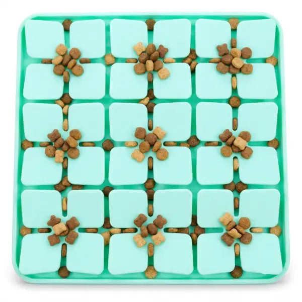 A Snuffle Mat for Dogs to Slow Down Mealtime Naturally