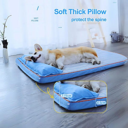 Orthopedic dog bed with extra spine support and comfort